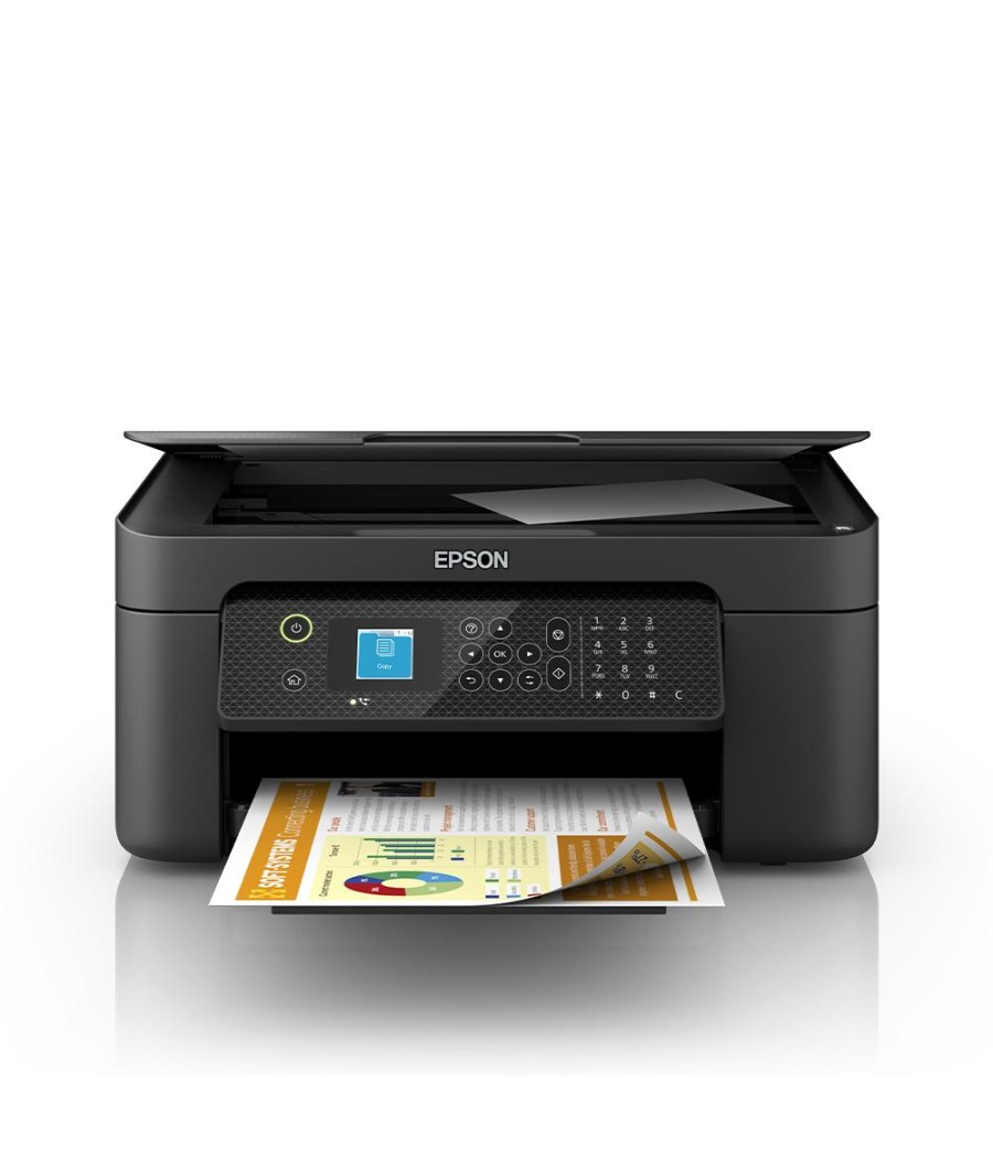 MULTIFUNZIONE EPSON WORKFORCE WF-2910DWF A4 4INK 33/10PPM 100FF DUPLEX LCD FAX WIFI USB2.0 EPSON